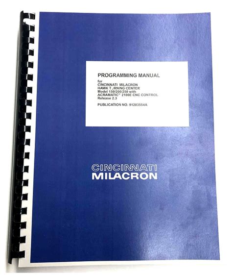 milacron hawk 150 manual